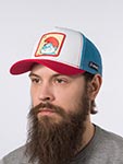 Бейсболка CAPSLAB арт. CL/SMU/1/CT/PAPA The Smurfs Papa (белый / красный)